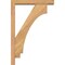 Ekena Millwork Imperial Block Smooth Bracket w/ Offset Brace, Western Red Cedar, 3 1/2"W x 16"D x 24"H BKT0402X16X24IMP05SWR - alternate 4